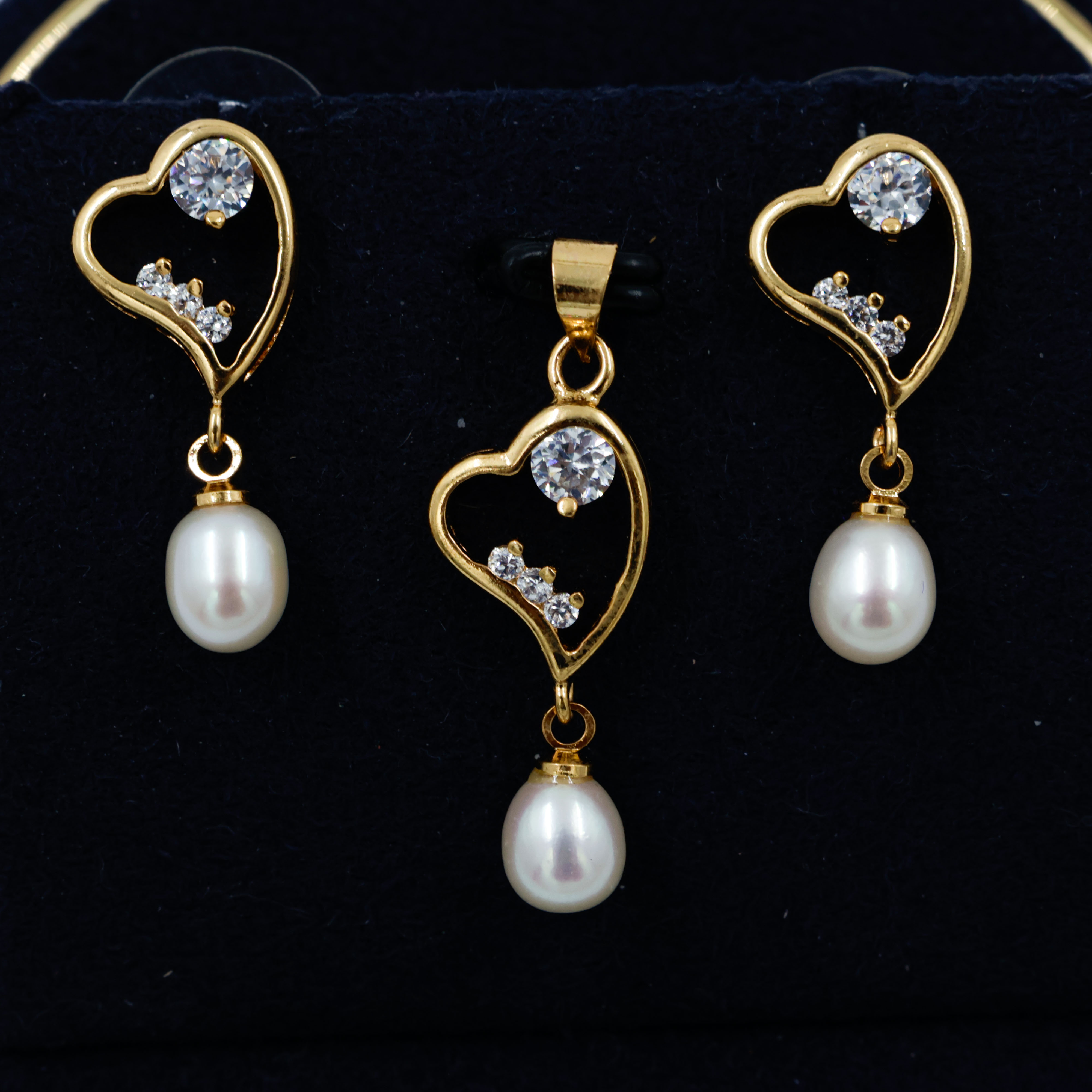 Pearl Pendant Set Without Chain